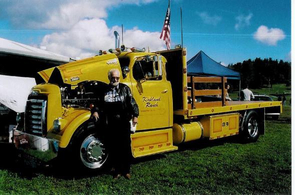 Howard Kirkland and his well known Old Yeller G.M.C.
