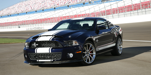 The 2012 Shelby GT500 Super Snake will be available with an upgrade kit enabling it to produce 800 horsepower. Photo Courtesy of Shelby American, Inc.