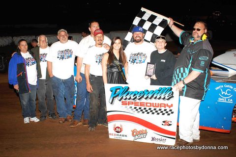 Les Friend from Galt got his 2nd win of the year in Limited Late Models. Photo by Donna Peter.