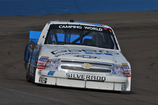 Justin Marks from Rocklin, CA in the GoPro Chevy Truck wins the Pole at Dover.