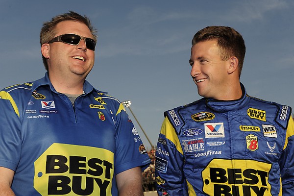 NorCal driver A.J. Allmendinger with crew chief Mike Shiplett