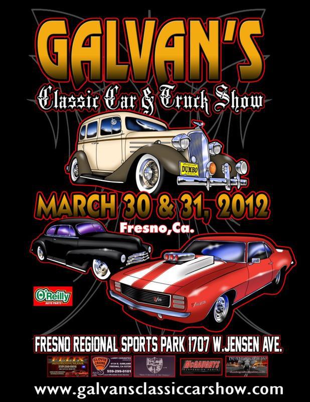 Galvan's Classic Car & Truck Show in Fresno, CA.