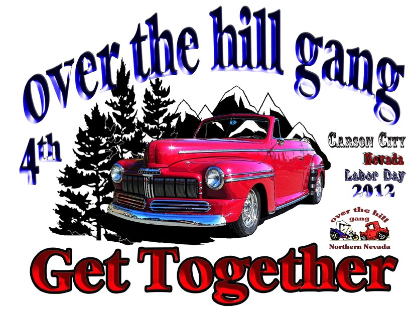 Over the Hill Gang "Get Together" Pre-1949 Rod Run in Carson City, Nevada.