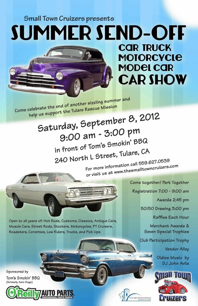 Summer Send-Off Car Show in Tulare, CA.