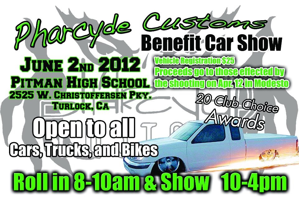 Pharcyde Customs Benefit Car Show in Turlock, CA.