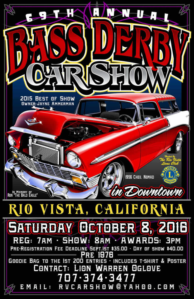 Rio Vista Lions Club Bass Derby and Car Show