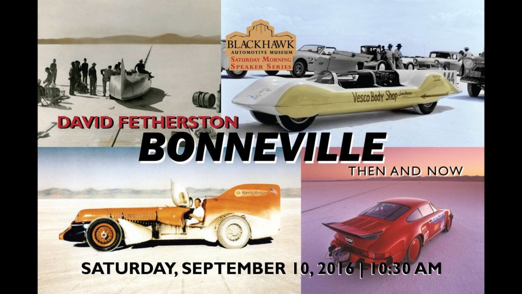 David Fetherston - Bonneville Then and Now