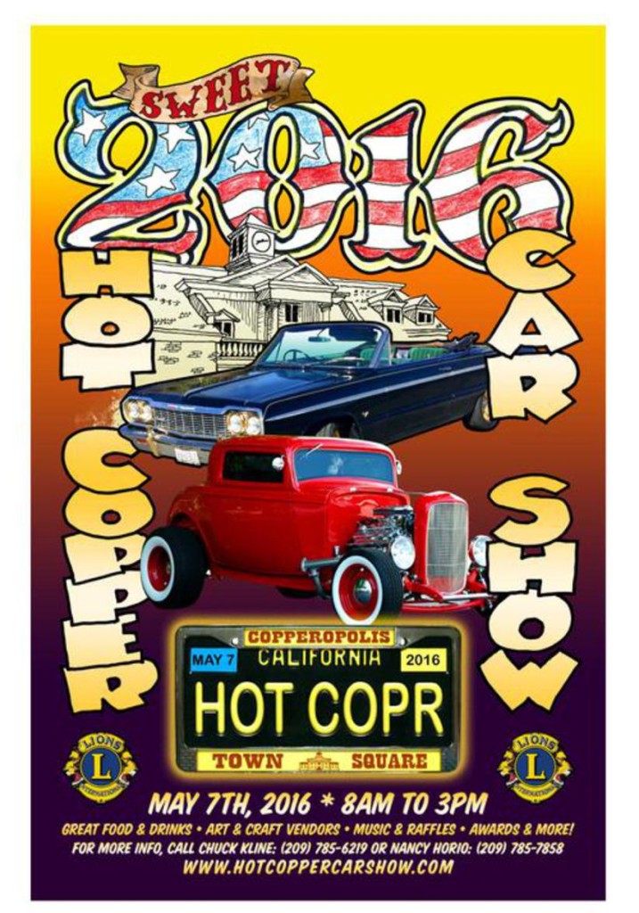 Hot Copper Car Show in Copperopolis