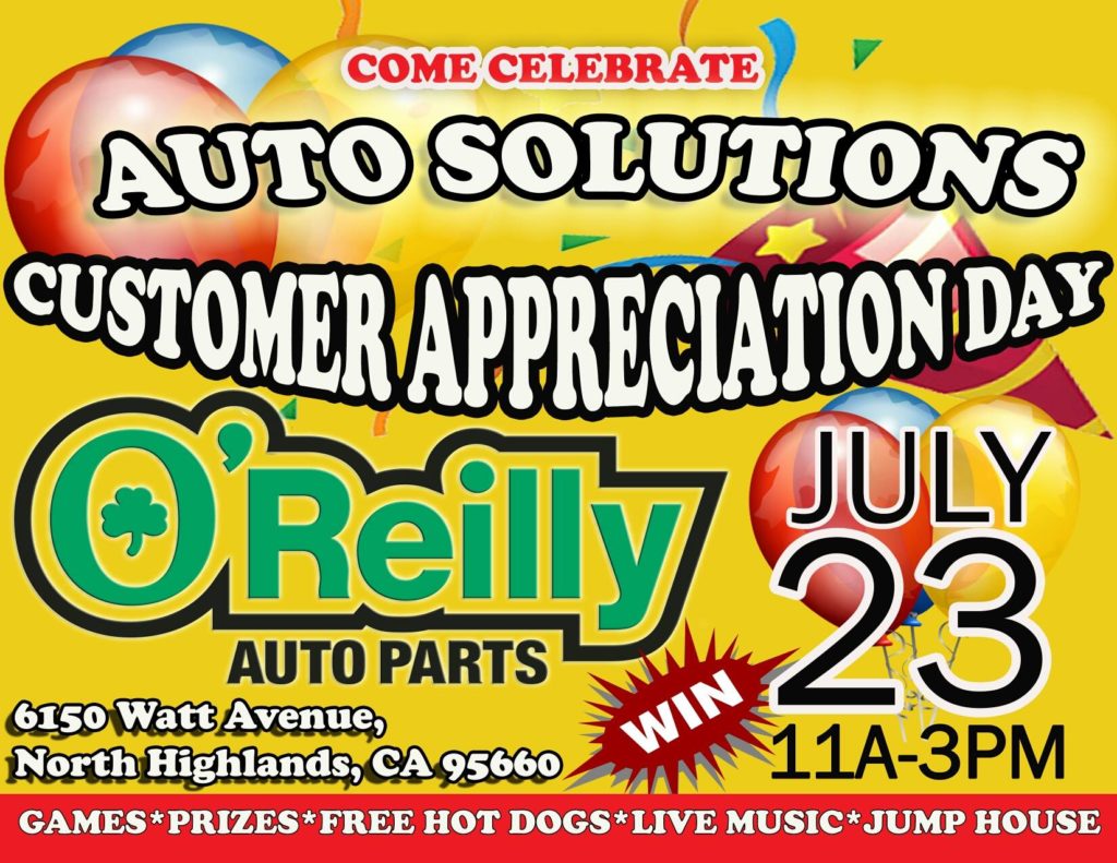 O'Reilly Auto Parts Customer Appreciation Day