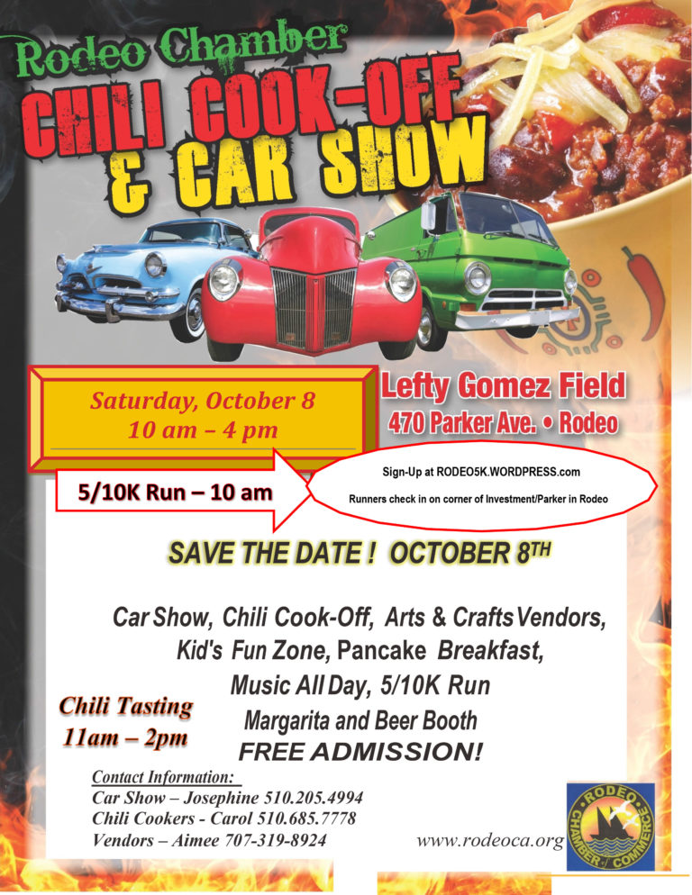 Rodeo Chamber Chili CookOff & Car Show NorCal Car Culture