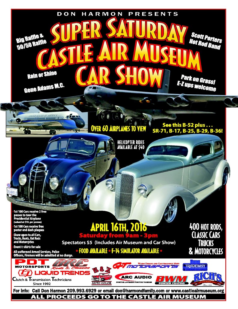 Super Saturday Castle Air Museum Car Show