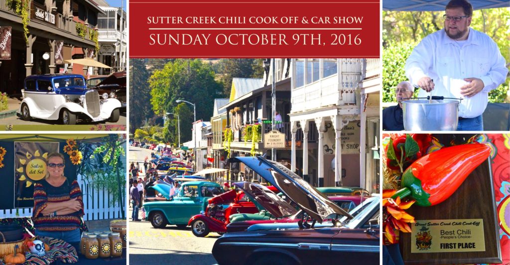 The 10th Annual Great Sutter Creek Chili Cook-Off and Car Show