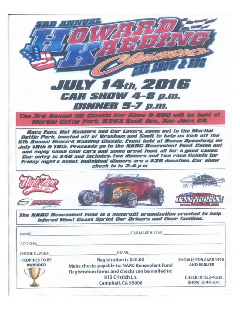 The 3rd Annual Howard Kaeding Classic Car Show & BBQ