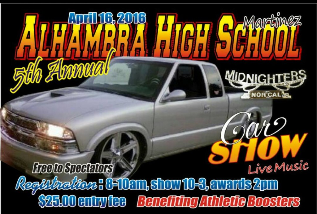 The 5th Annual Alhambra High School Car Show in Martinez.