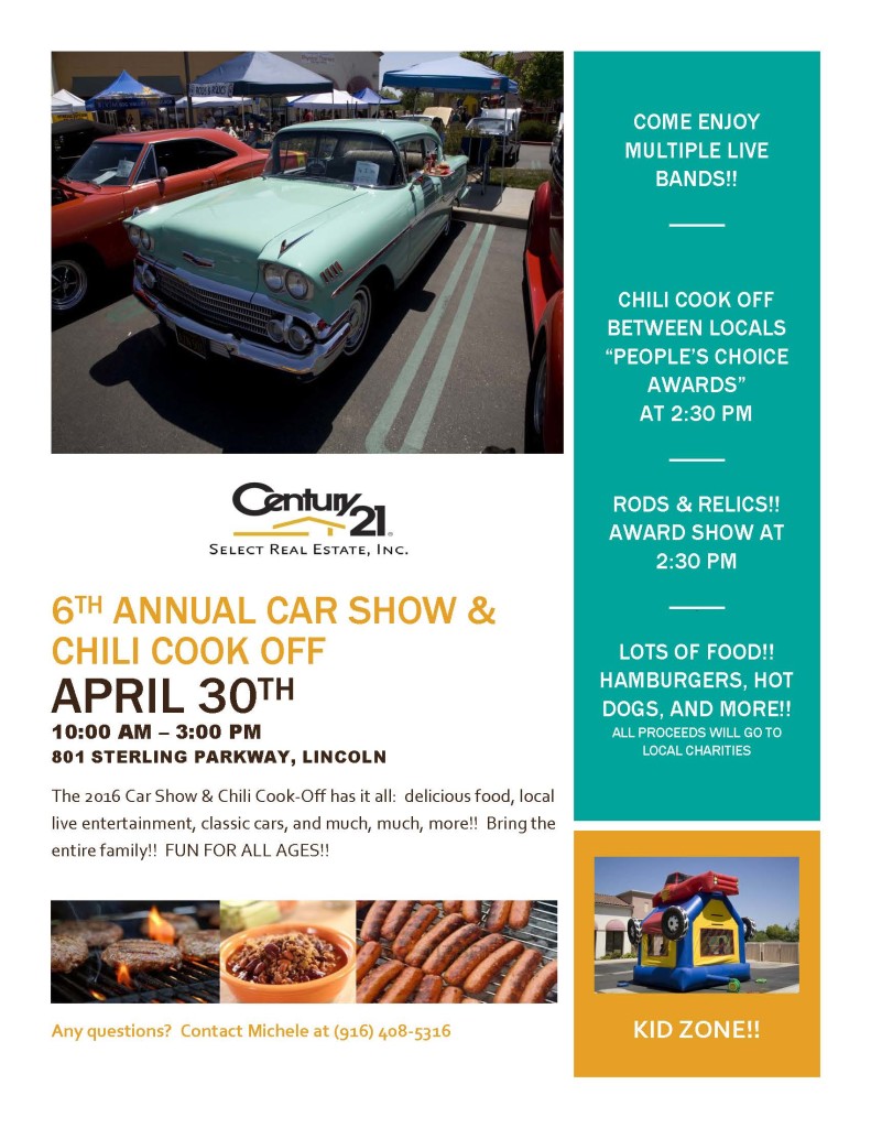 The 6th Annual Century 21 Car Show & Chili Cookoff