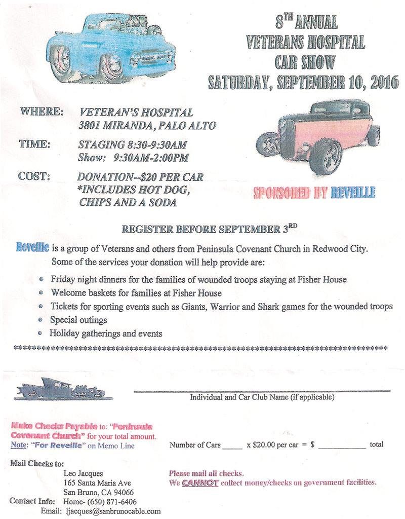 The 8th Annual Veteran's Hospital Car Show