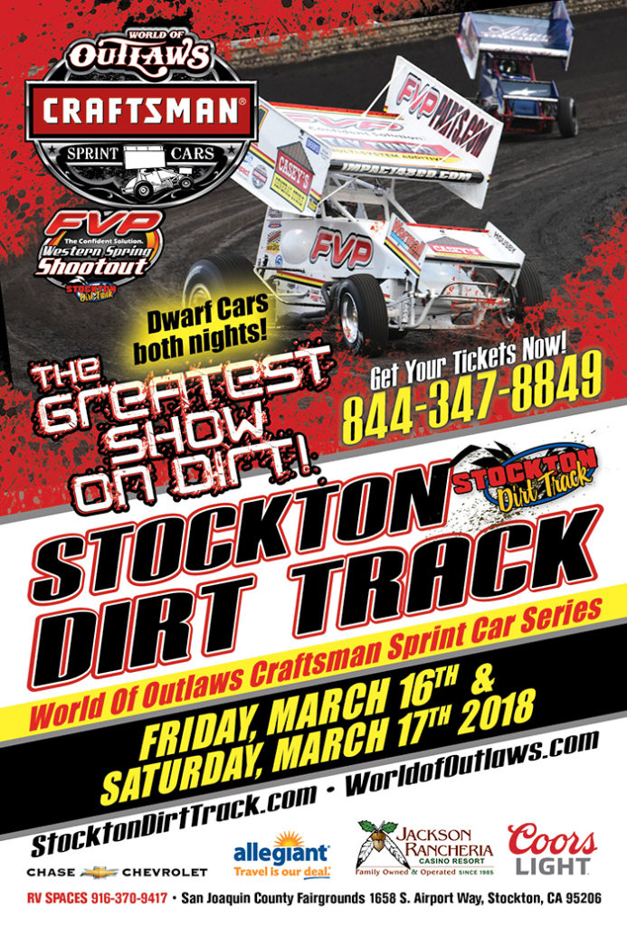 World of Outlaws at Stockton Dirt Track