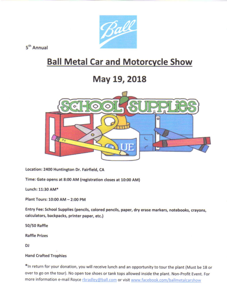 The 5th Annual Ball Metal Car and Motorcycle Show