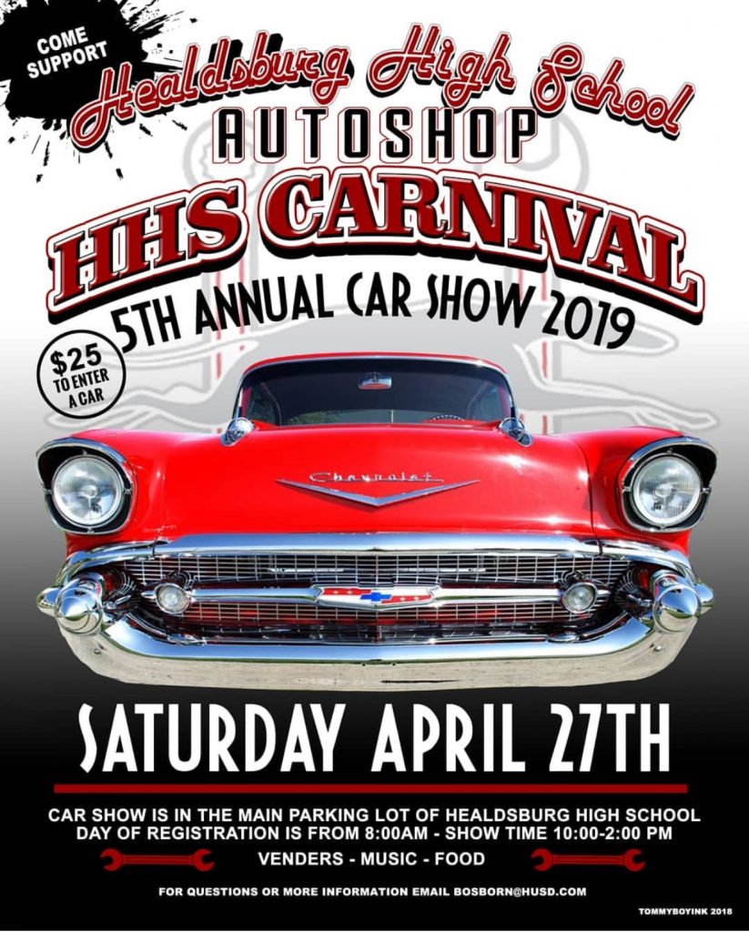 Healdsburg High School Car Show