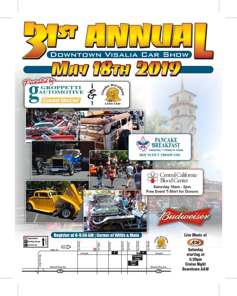 The 31st Annual Downtown Visalia Car Show NorCal Car Culture