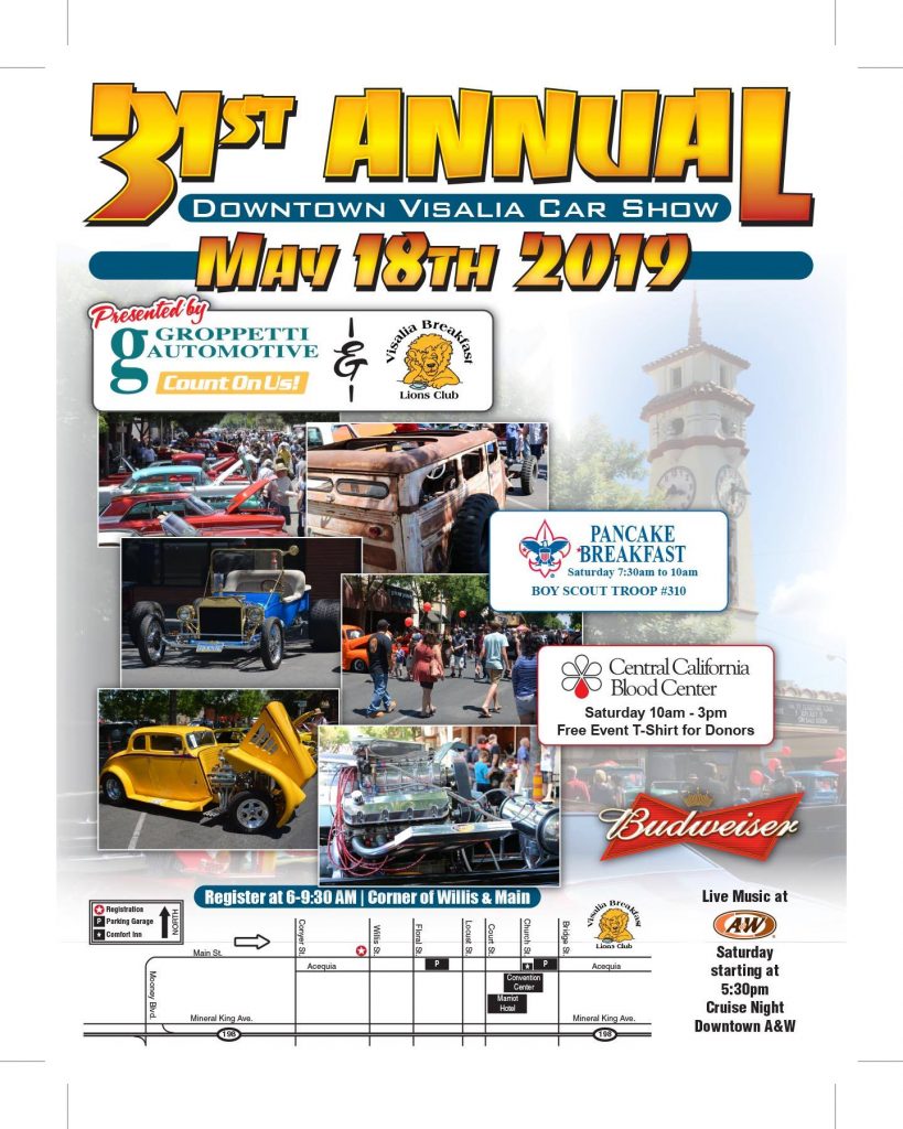 The 31st Annual Downtown Visalia Car Show