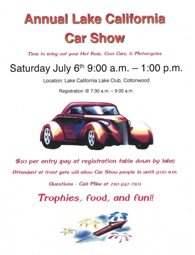 Lake California Car Show