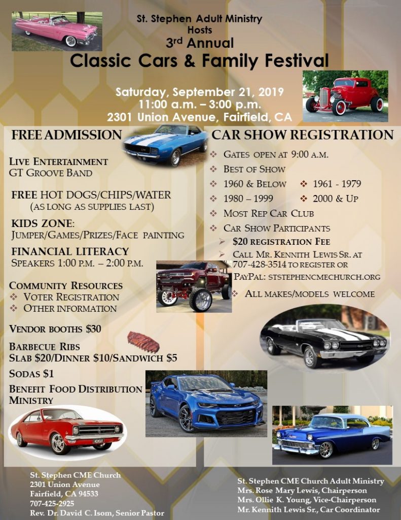 3rd Annual Classic Cars & Family Festival