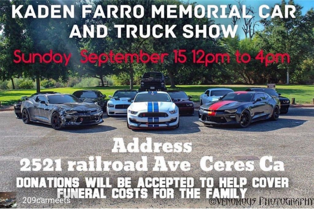 Kaden Farro Memorial Car and Truck Show