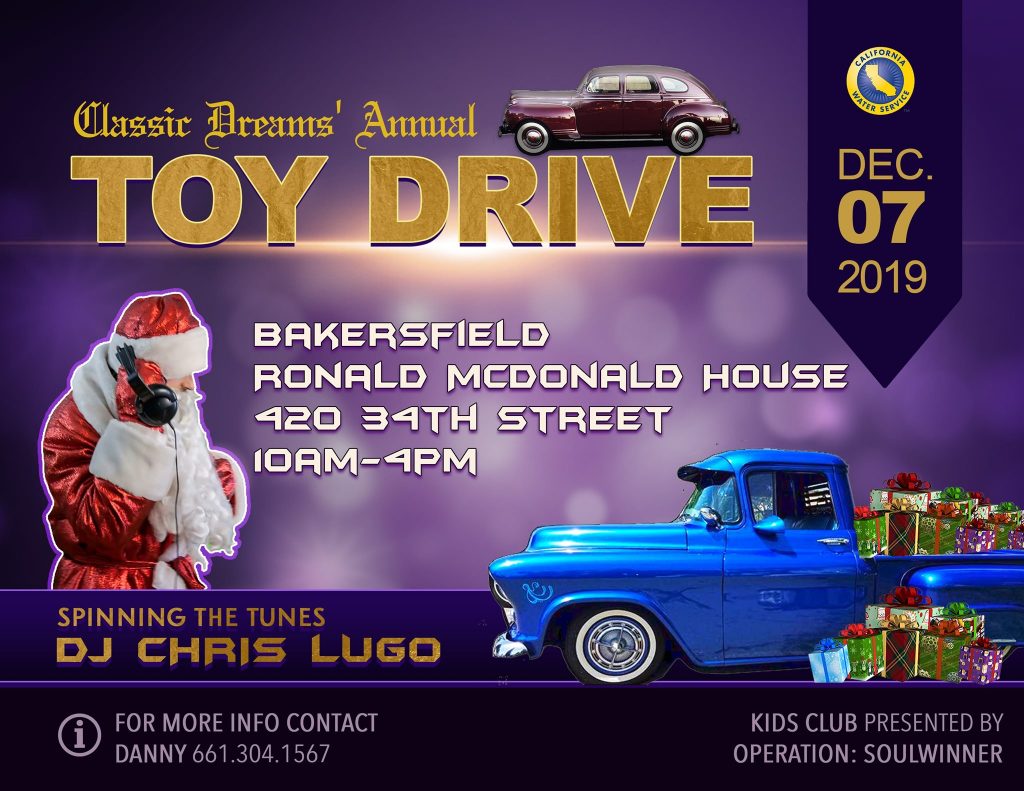 Classic Dreams Annual Toy Drive