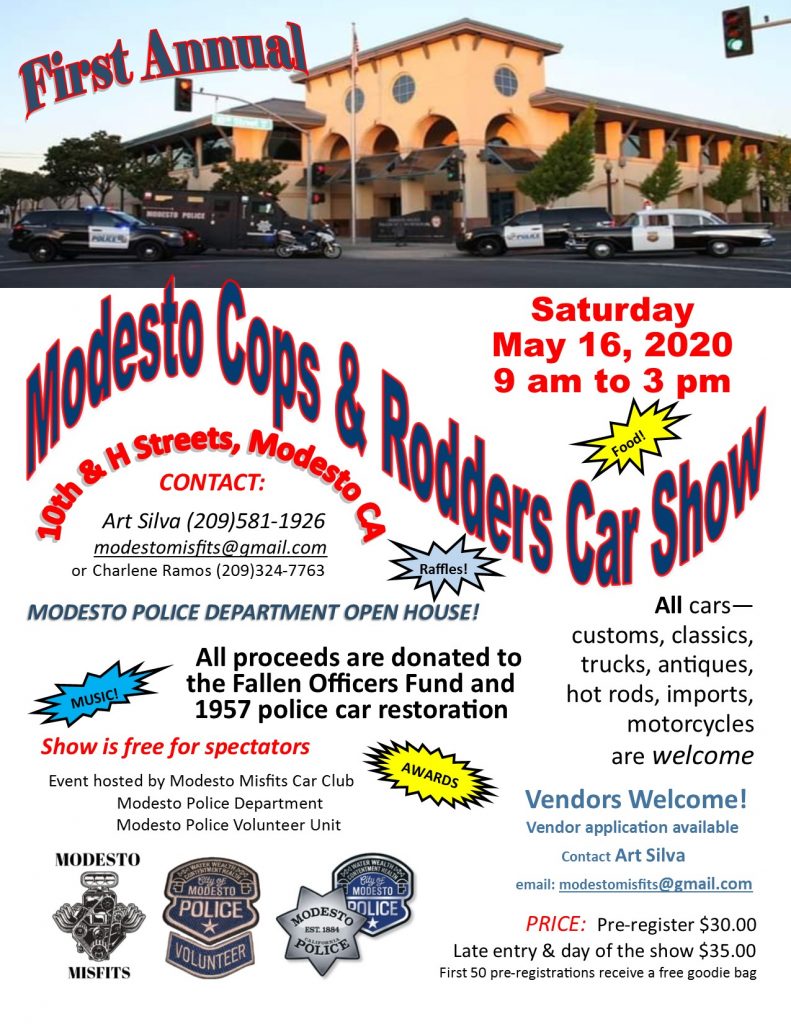Modesto Cops & Rodders Car Show