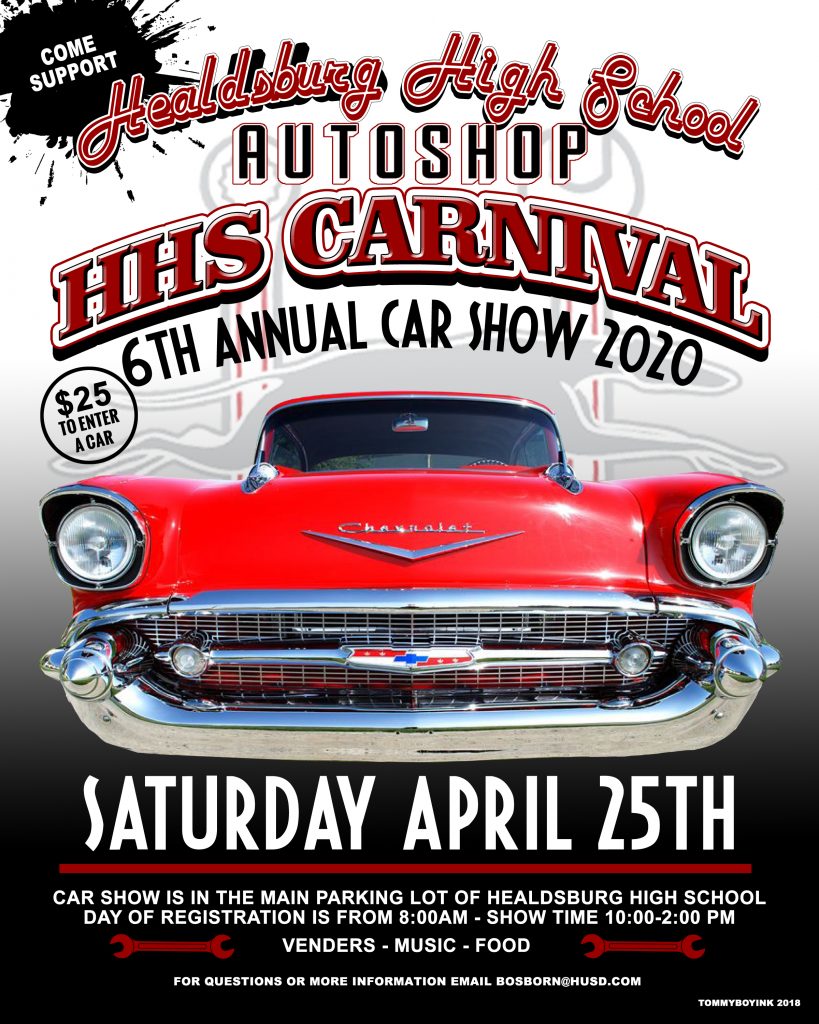 Healdsburg High Car Show