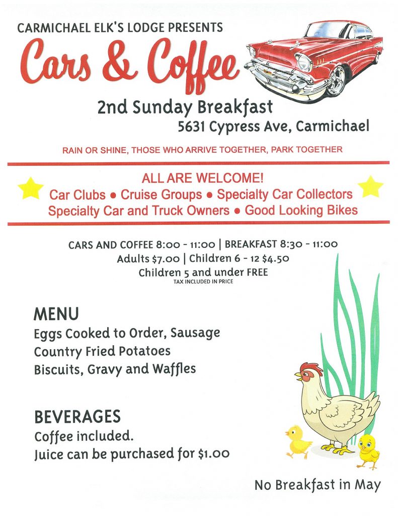 Carmichael Elks Cars & Coffee