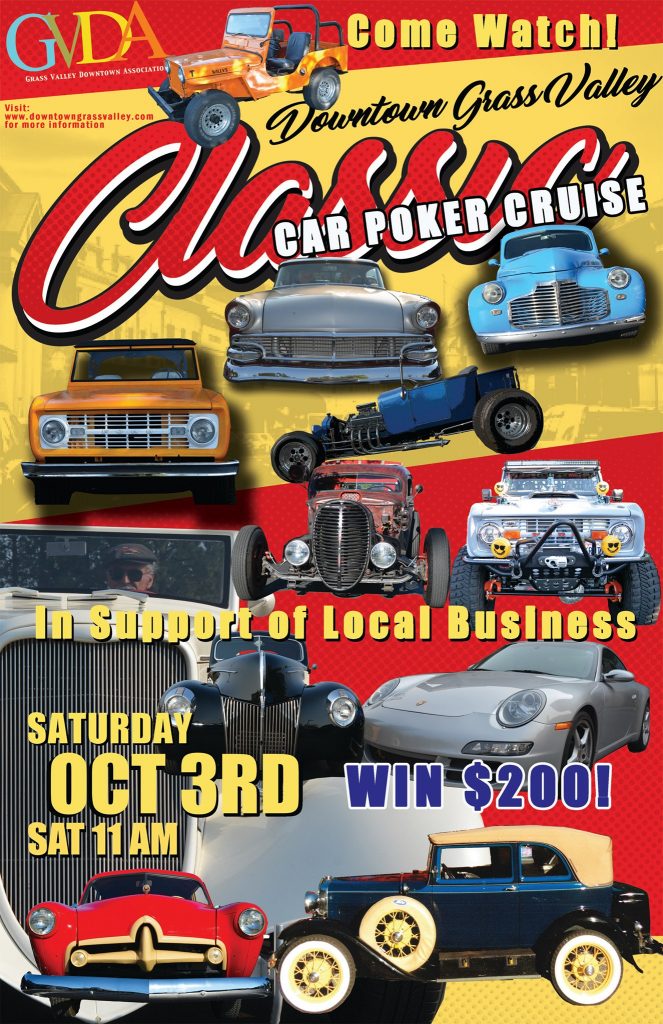 Downtown Grass Valley Classic Car Poker Cruise