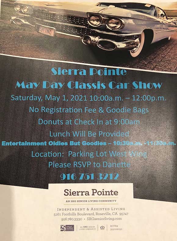 Sierra Pointe May Day Classic Car Show