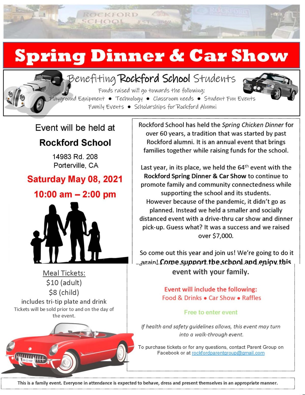 Rockford School Spring Dinner & Car Show