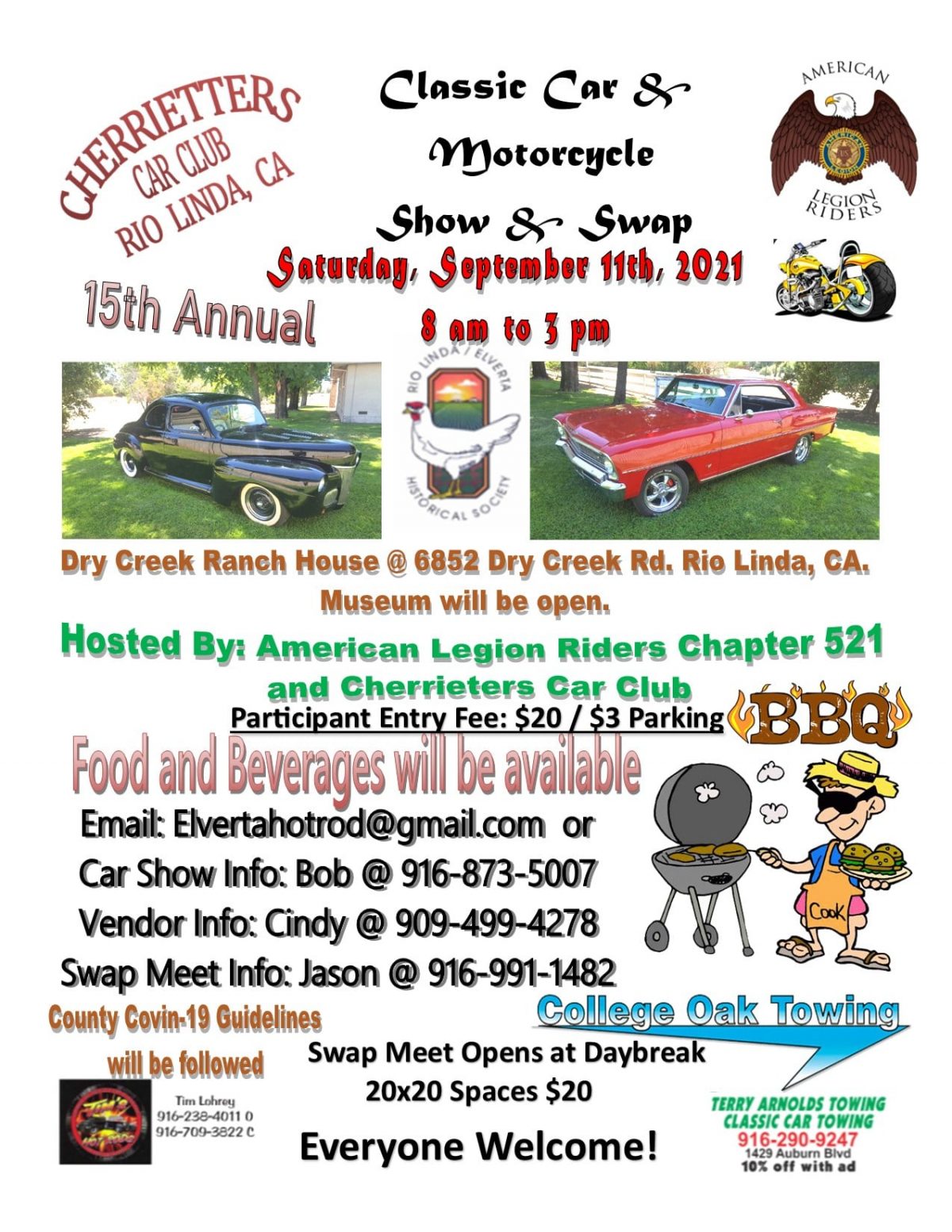 Cherrietters Classic Car & Motorcycle Show & Swap