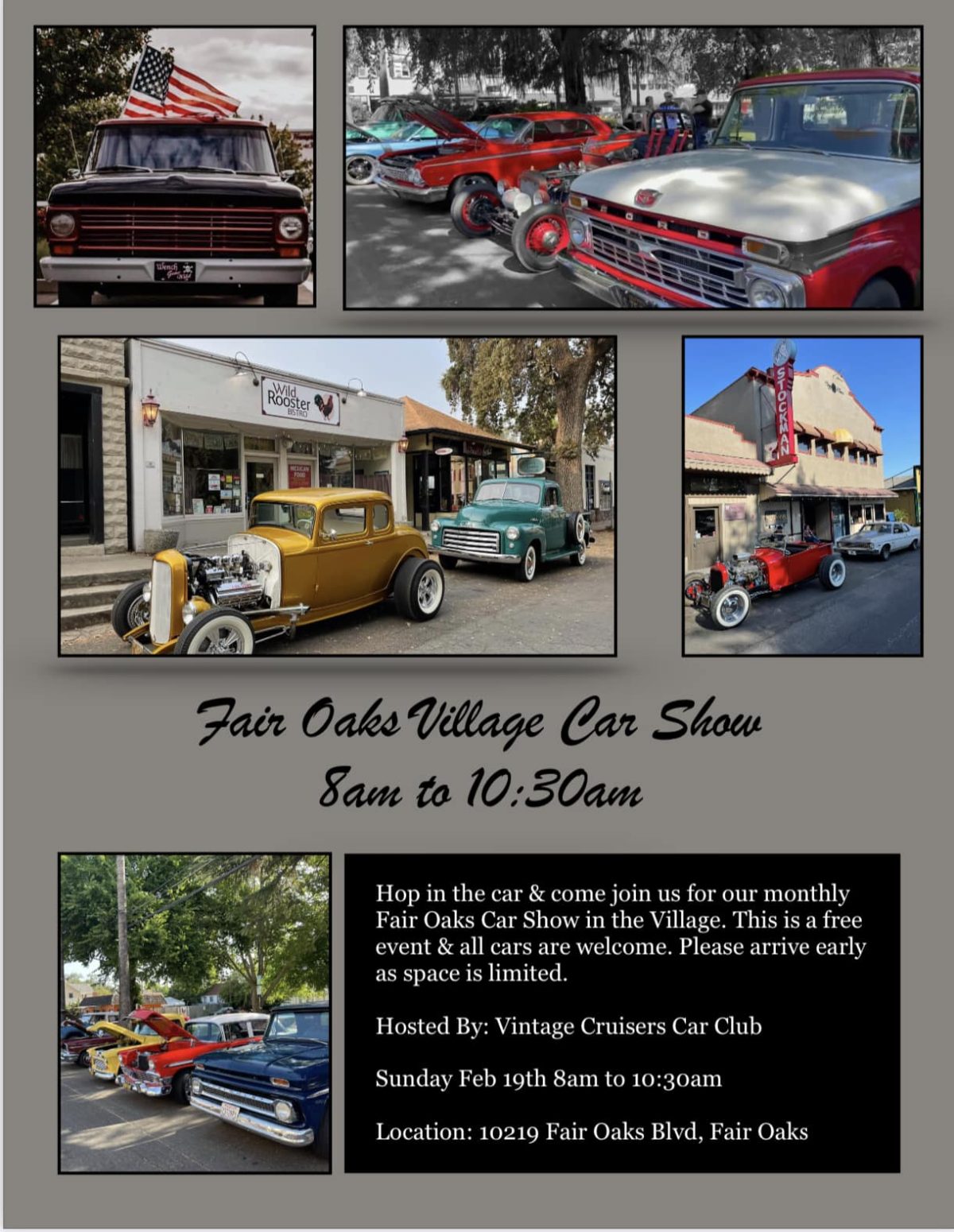 Fair Oaks Village Car Show 2023 NorCal Car Culture