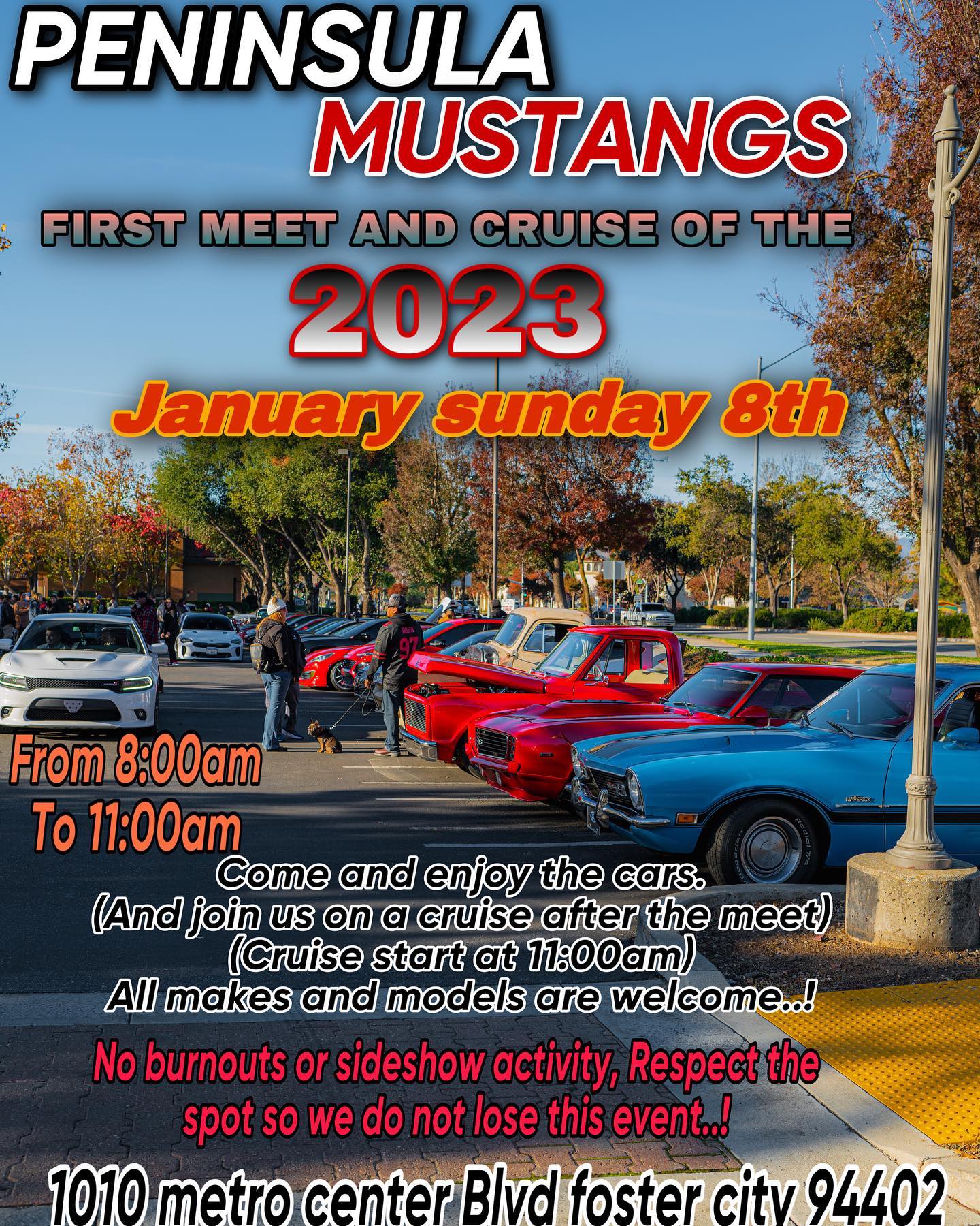 Peninsula Mustangs Car Meet