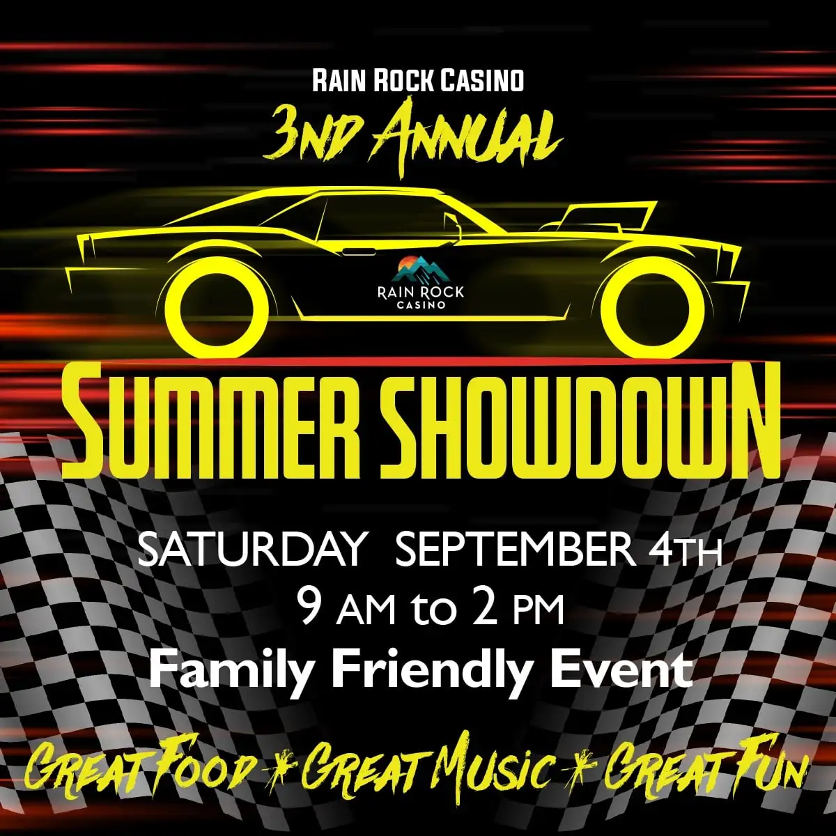 Rain Rock Casino’s Summer Showdown Car Show