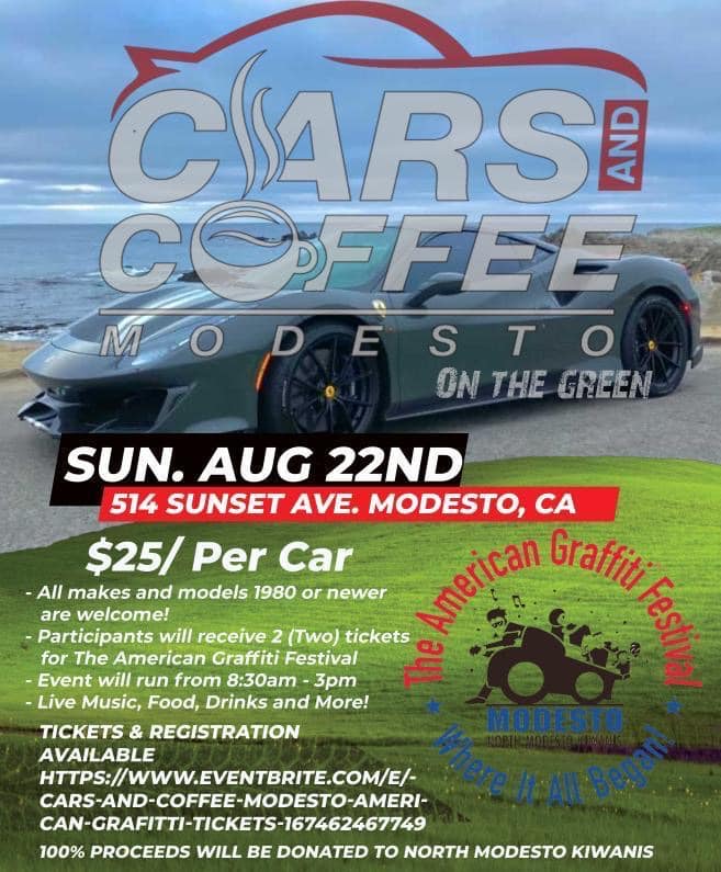 Cars and Coffee Modesto On The Green