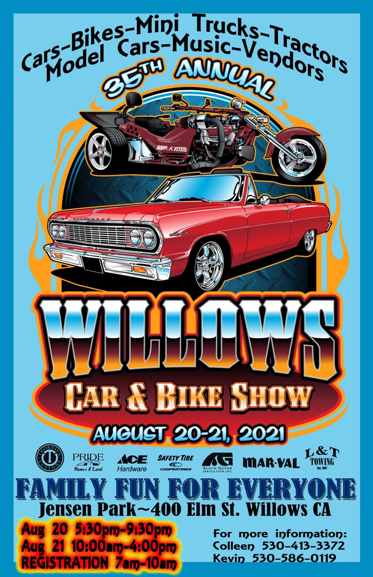 The 35th Annual Willows Car and Bike Show