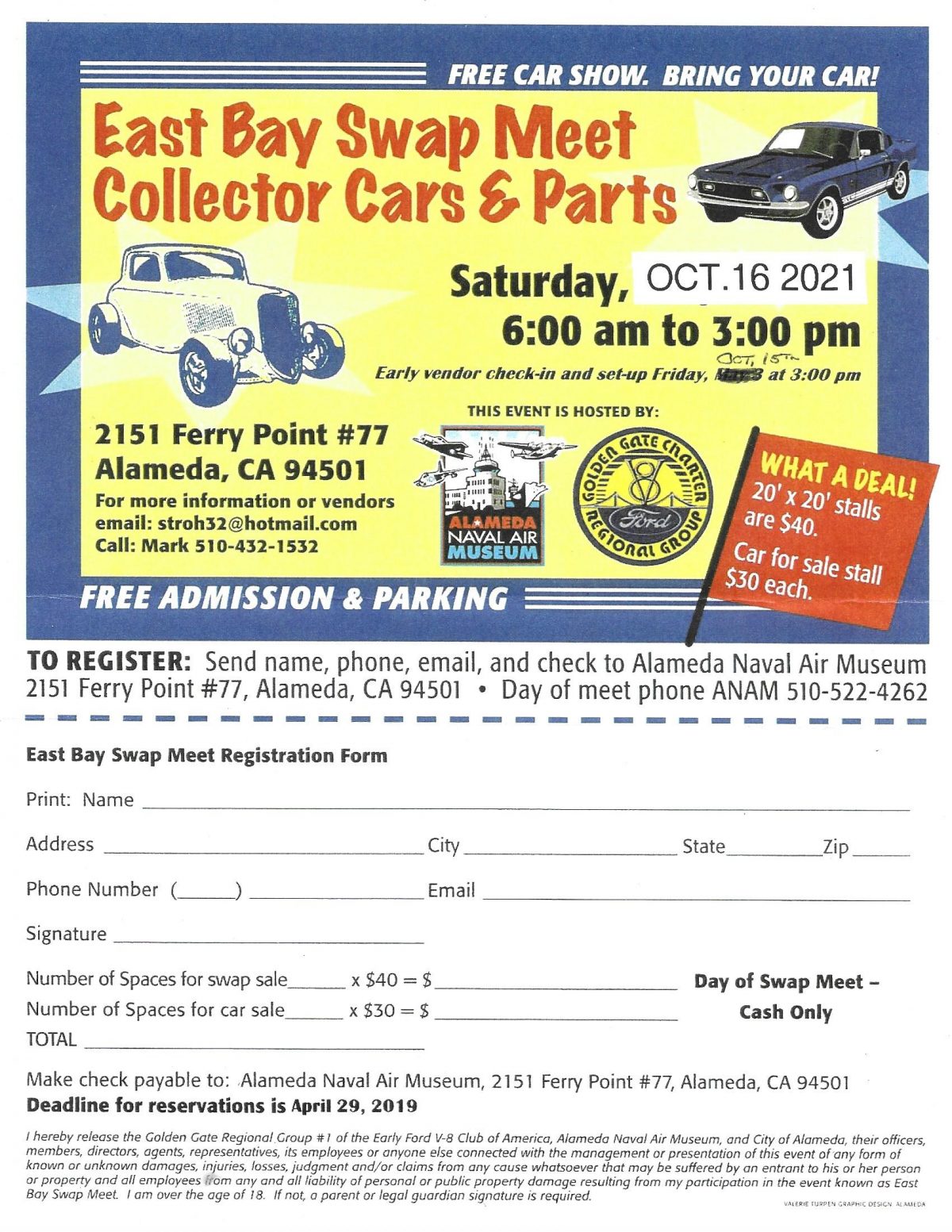East Bay Swap Meet – Collector Cars & Parts
