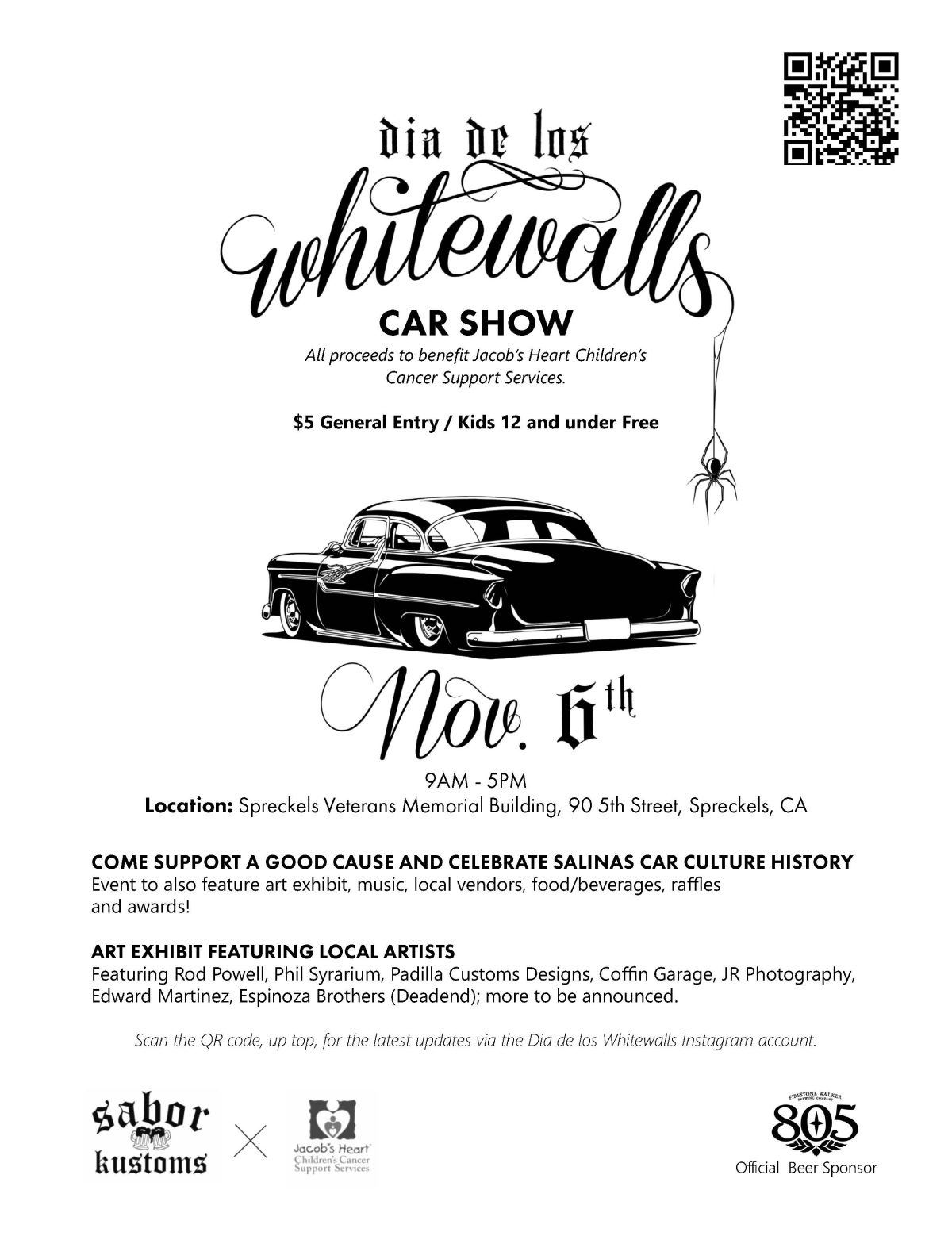 Dia de los WhiteWalls Car Show