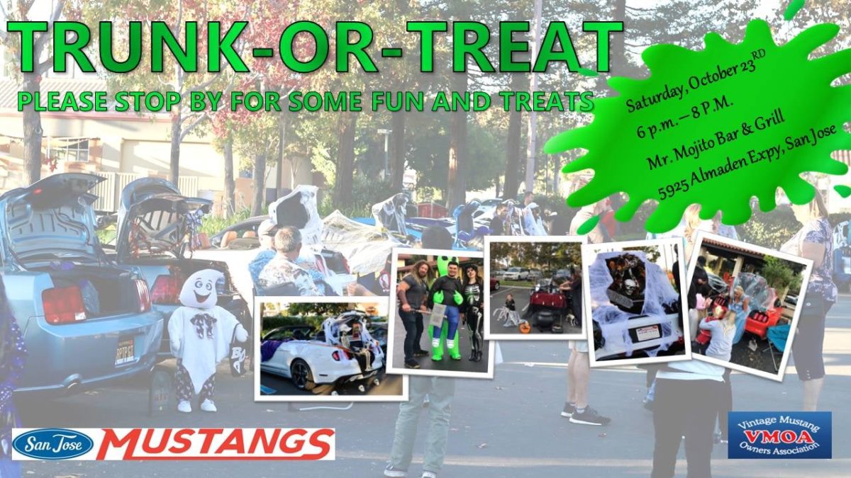 San Jose Mustangs Trunk or Treat