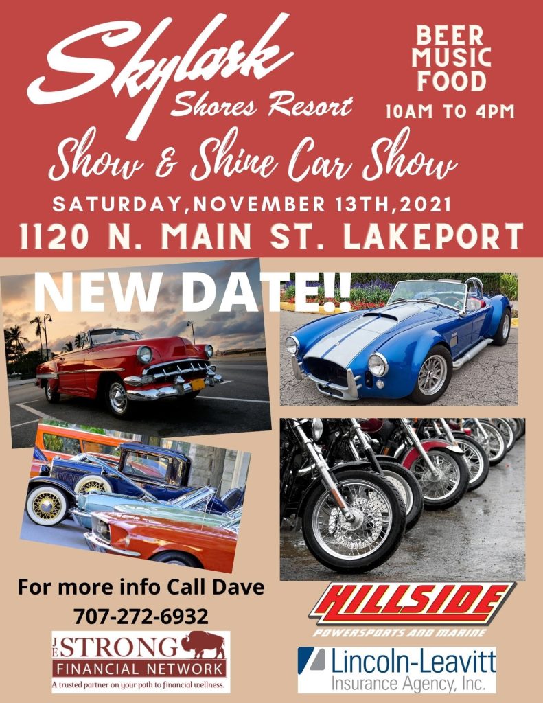 Skylark Shores Resort Show & Shine Car Show