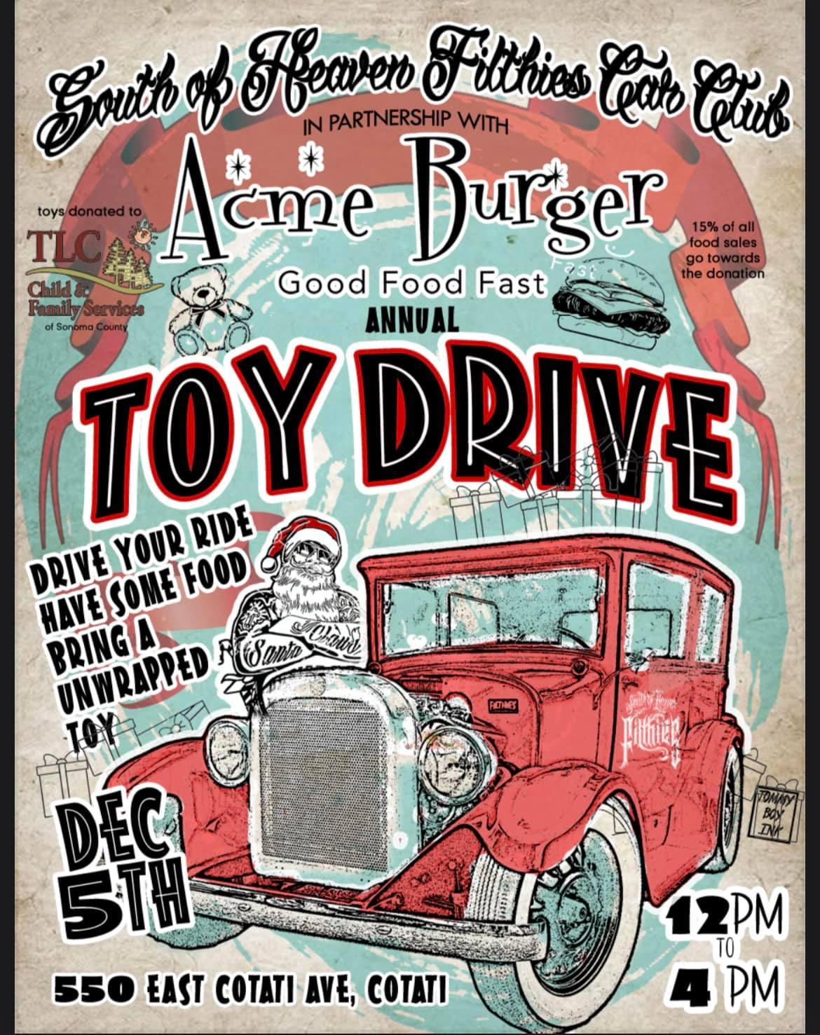 South of Heaven Filthies Toy Drive