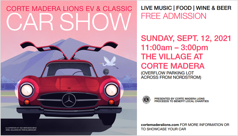 Corte Madera EVs and Classics Car Show