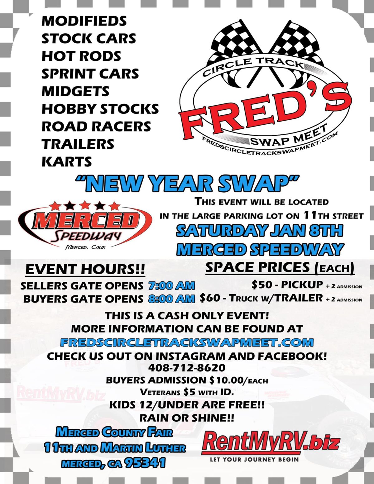 Fred’s Circle Track Swap Meet