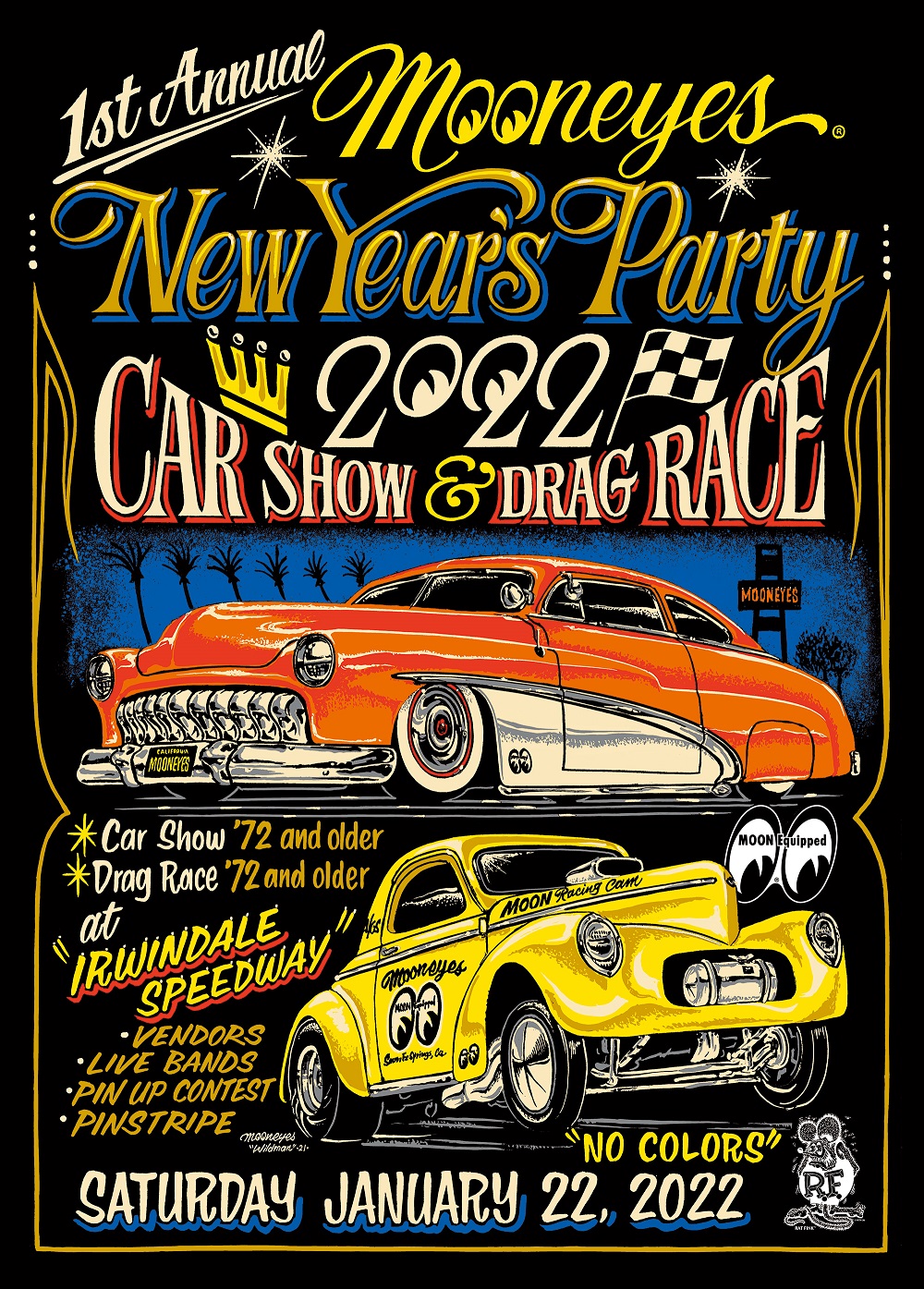 Mooneyes New Year's Party Car Show & Drag Race