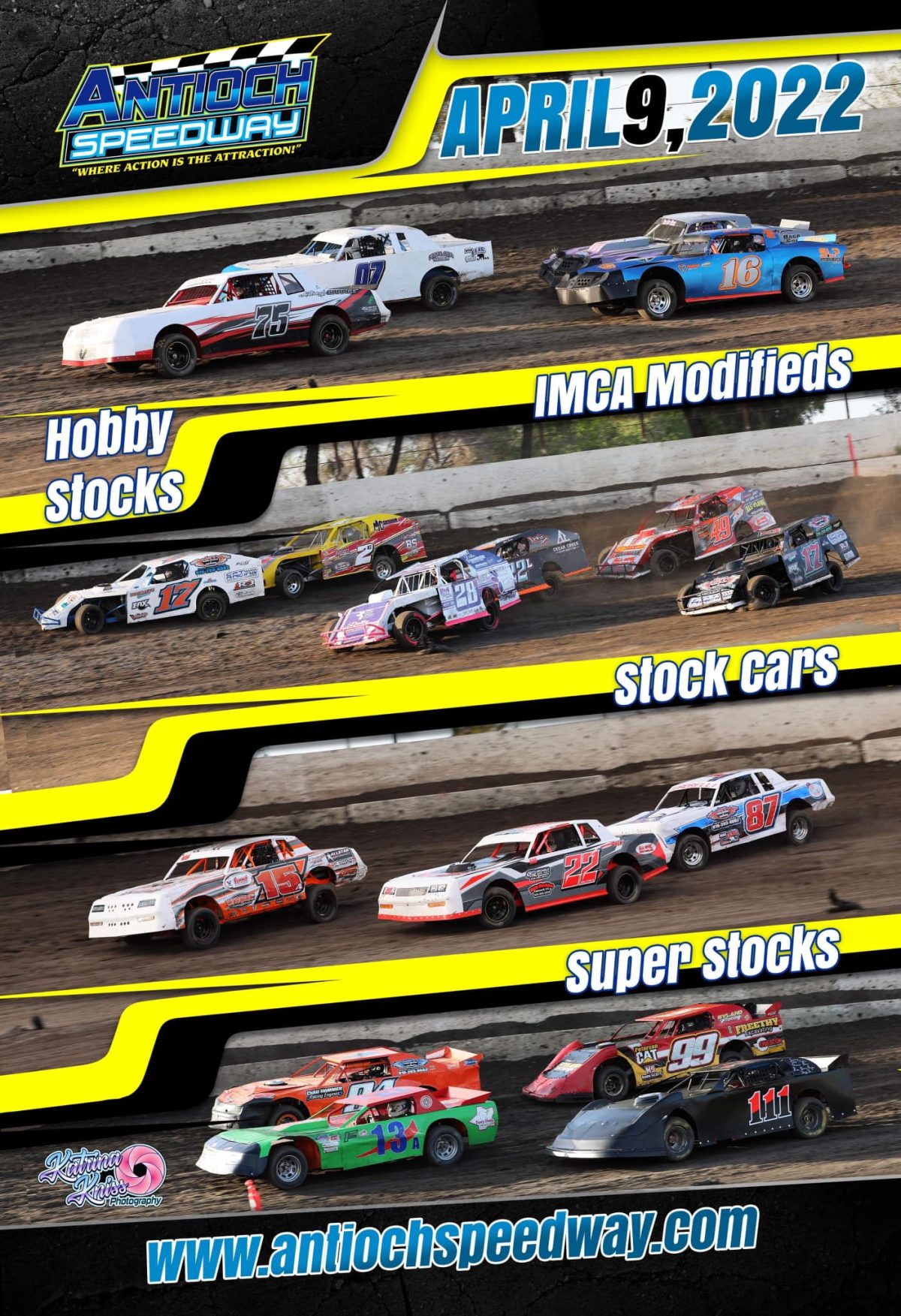 Antioch Speedway Weekly Racing Series – 4/9/22